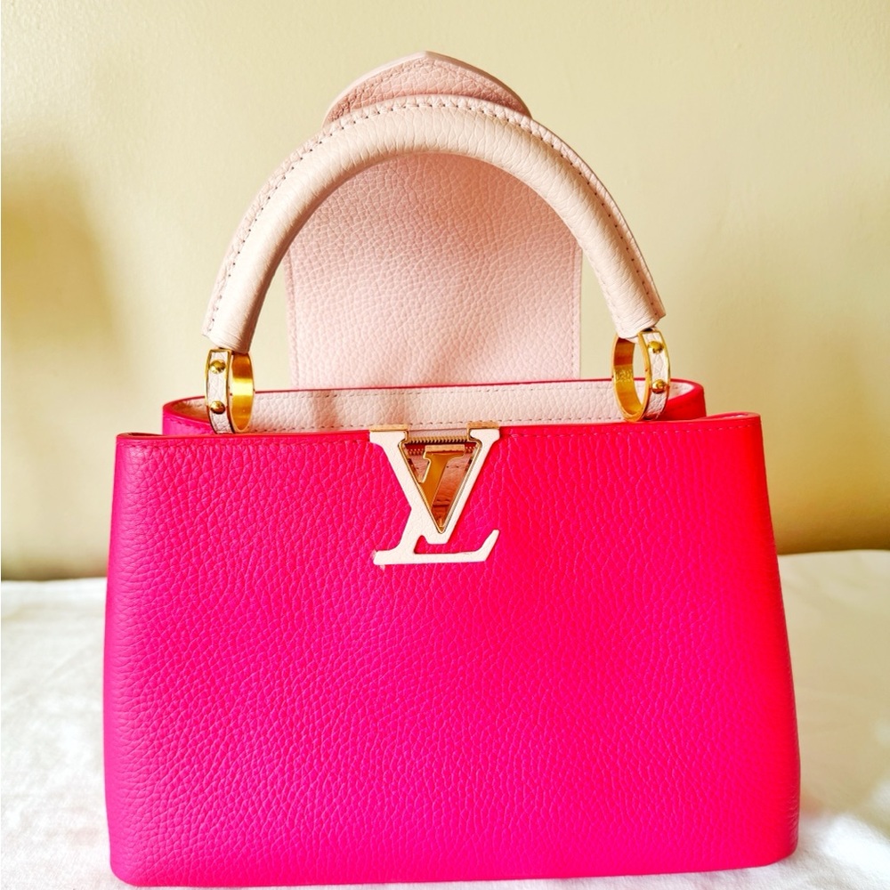 Louis Vuitton Capucines BB Pink/Red Taurillon Leather – Pristine
